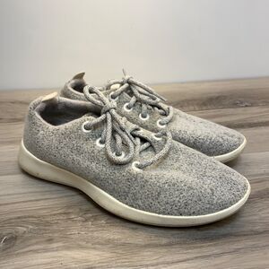Allbirds Womens Wool Runner Gray Running Casual Shoes Size 8